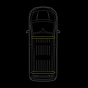 Cruise Light C-rack for KIA PV5 - 2 Racks