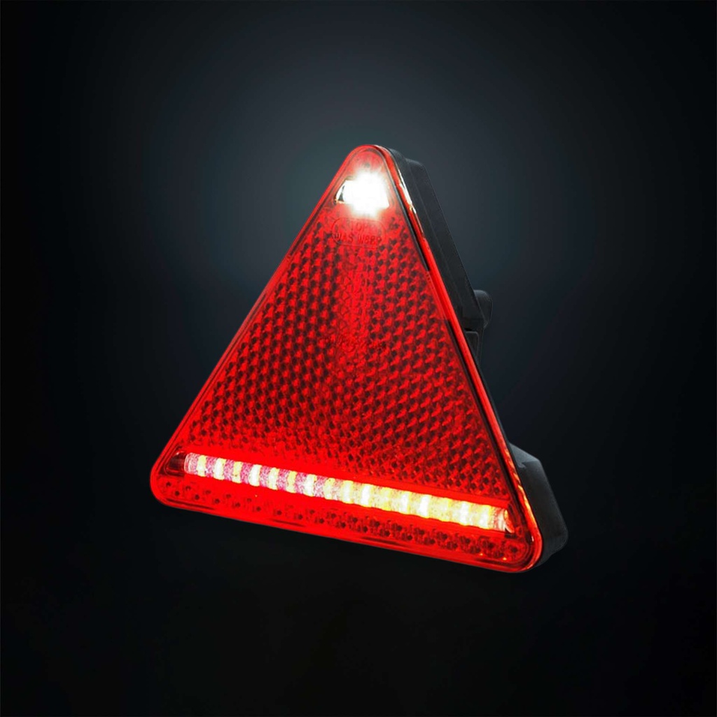 FREEDOM LEGACY 4 Function Tail Light with Reflex Fog Left Triangle
