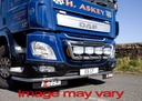 Aluminium LoBar voor DAF CF Euro 6 | 7 Oranje LEDs