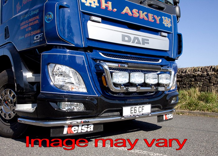 St. Steel LoBar for Daf CF Euro 6 | 7 Amber LEDs