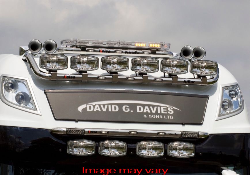RVS BeaconBar voor Daf XF105 & 106 Super Space Cab