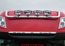 Aluminium VisorBar voor DAF XF105/XF106 Super Space Cab | 5 Witte LEDs