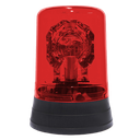 Dasteri zwaailamp 24V - rood lampglas