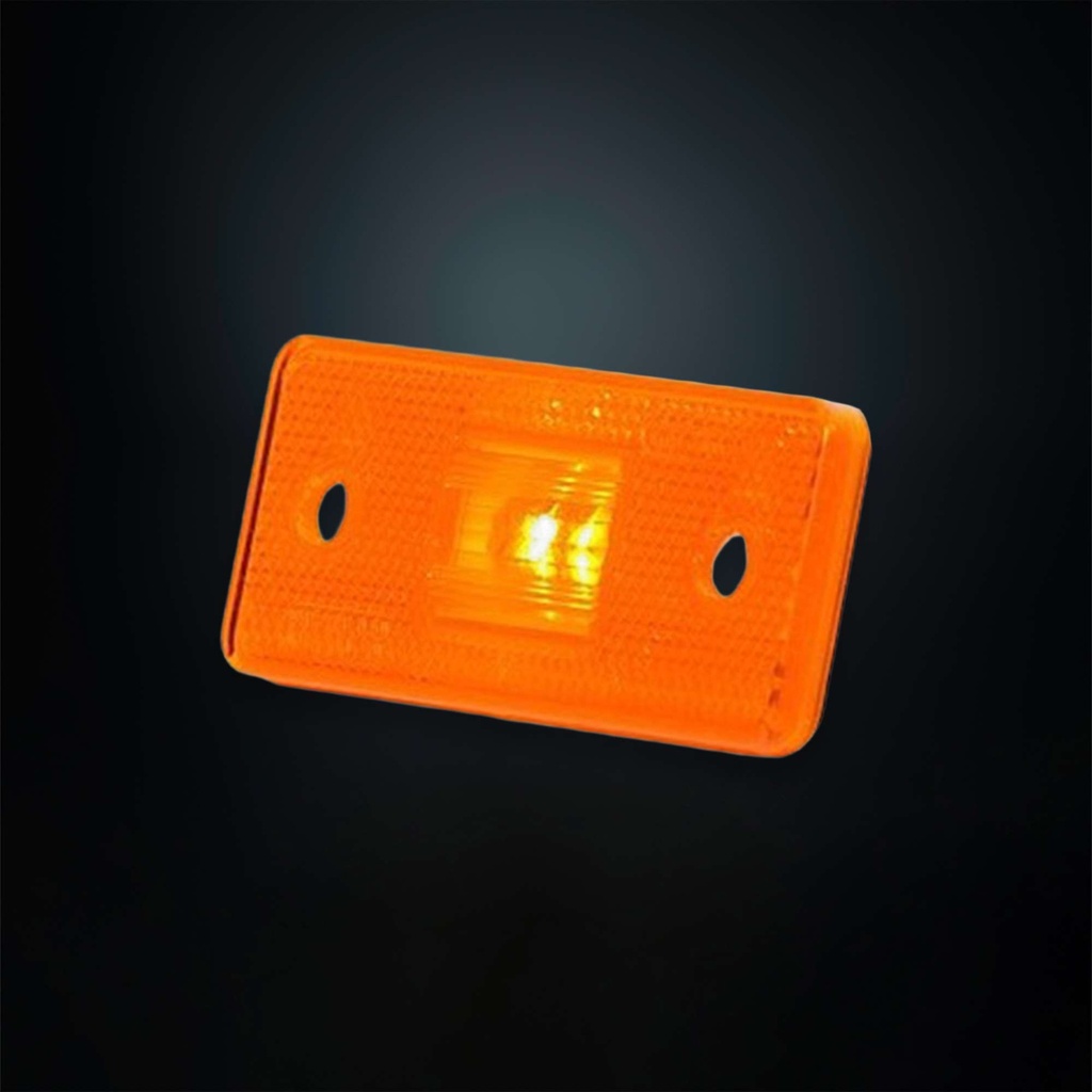 Side marker LED + reflex 12-24V 2 LED diodes - classic design