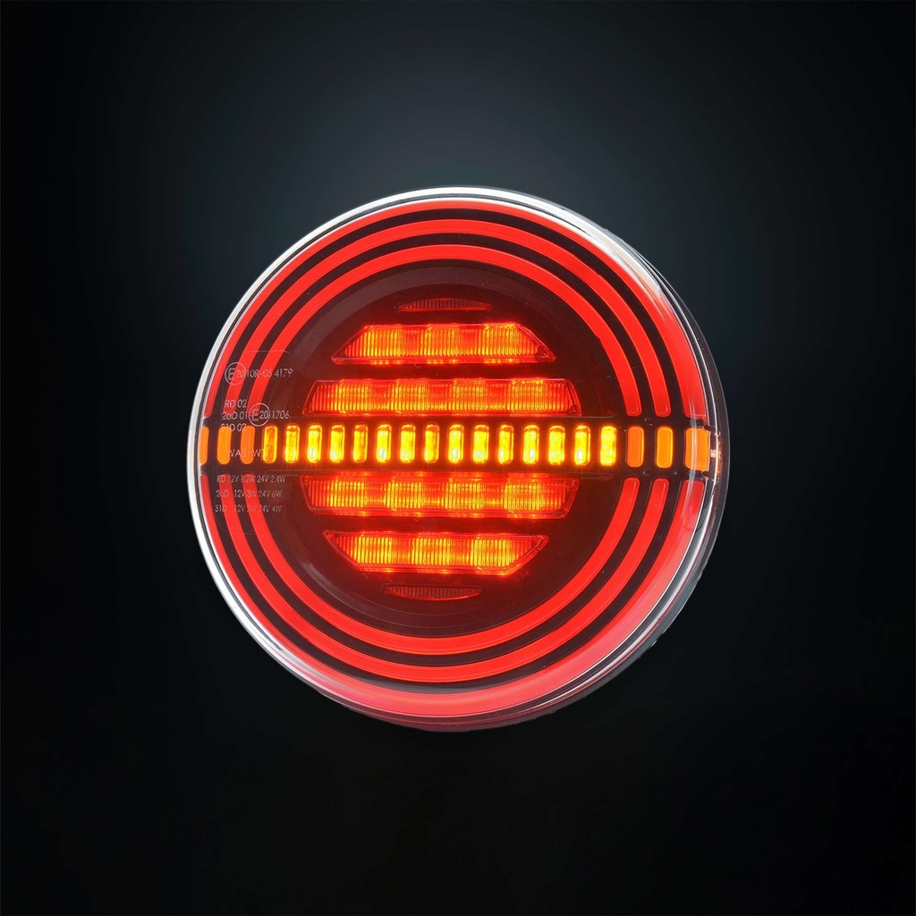 Tail light 3 function LED universal - back, brake, indicator