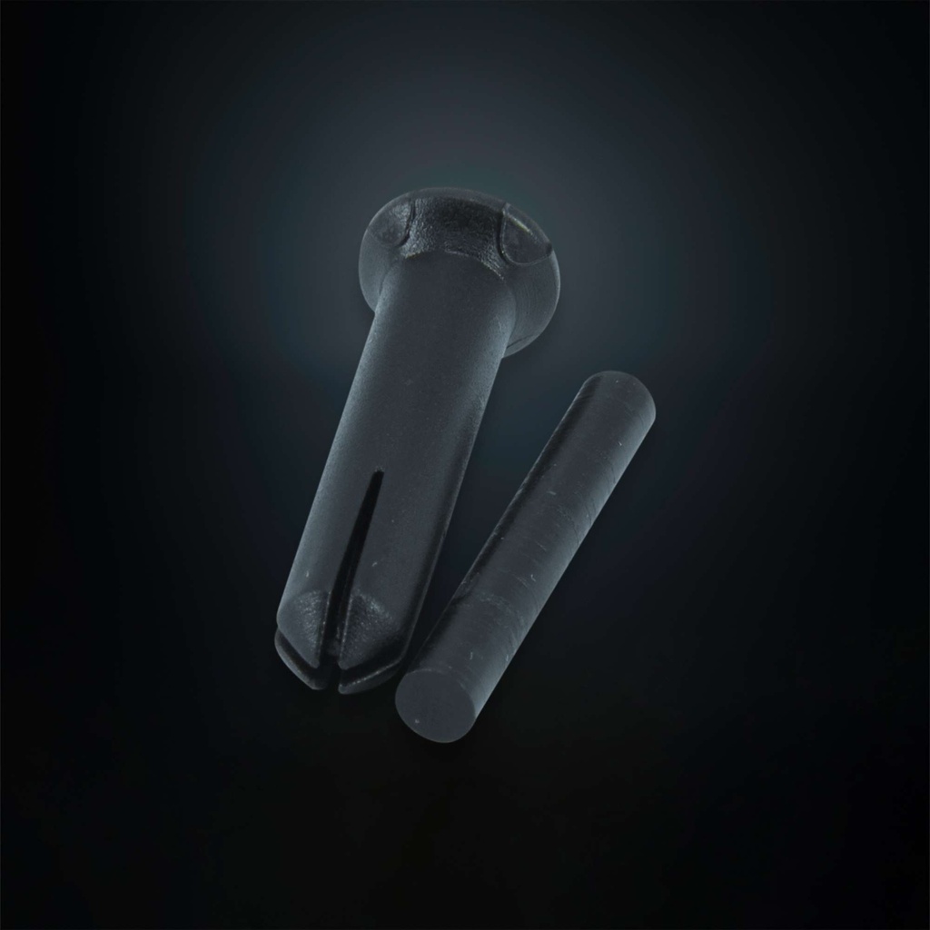 Plastic rivet (2 st.) vr.zijmark.LED5 (130/1/2)