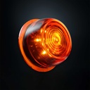 Viking 6 LED Unit Oranje | Oranje Lens | 0,5m Kabel