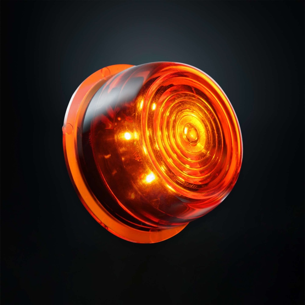 Viking 6 LED Unit Amber | Amber Lens | 10m Cable
