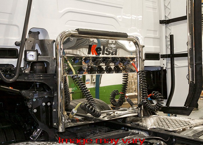 RVS AirBar voor Scania NextGen R&S | 6 Rode LEDs