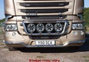 LoBar St. Steel - Scania R2 with Low Bumper (Front) - 5 White LED