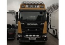 LoBar Edelstahl mit 6 weißen LEDs - Scania R/S NextGen, Baustellen-Stoßstange , Split