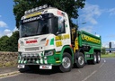 RVS LoBar voor Scania R&S NextGen met Hoge P40 Bumper | 5 Witte & 2 Oranje LEDs
