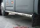 4/R SERIE 6X2 SIDEBARS MET ORANJE LEDS RVS (set)