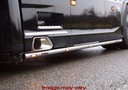RVS SideBars voor Scania R&S NextGen | Wielbasis 3750mm | 5 Oranje LEDs | tot 2018