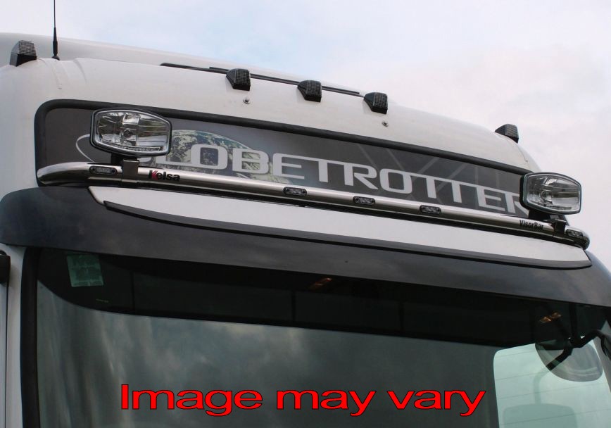 RVS VisorBar voor Volvo FM/FH2 | 5 Oranje LEDs