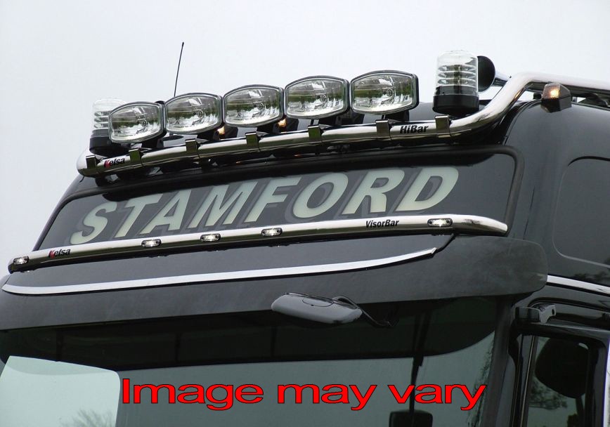 VisorBar RVS voor Volvo FM/FH3 | 5 Witte LEDs