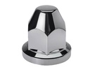 20-Pack Plastic Wheel Nut Covers Chrome | Ø33mm - 50mm High