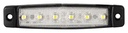 DASTERI MARKEERVERLICHTING 6-LED 24V - WIT