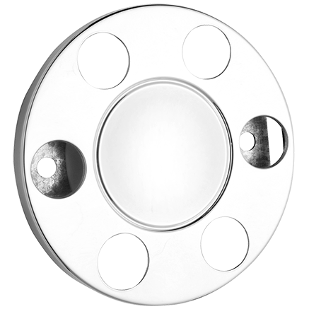 Gesloten Boutenbeschermring RVS 17,5" voor Stalen Velg | 6x245mm