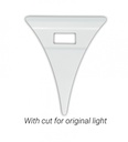 Set XL Spatbord Wedges voor Scania R&S NextGen met Lampgaten voor Zijmarkeringslichten