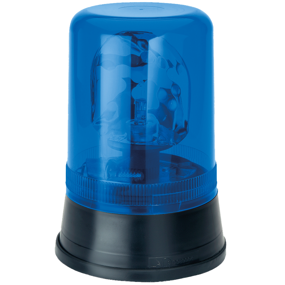 AEB "595" Zwaailamp 24V met Blauw Lampglas