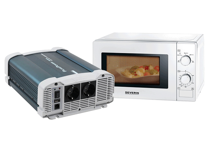 Microwave 20L + 1500W Inverter 24V