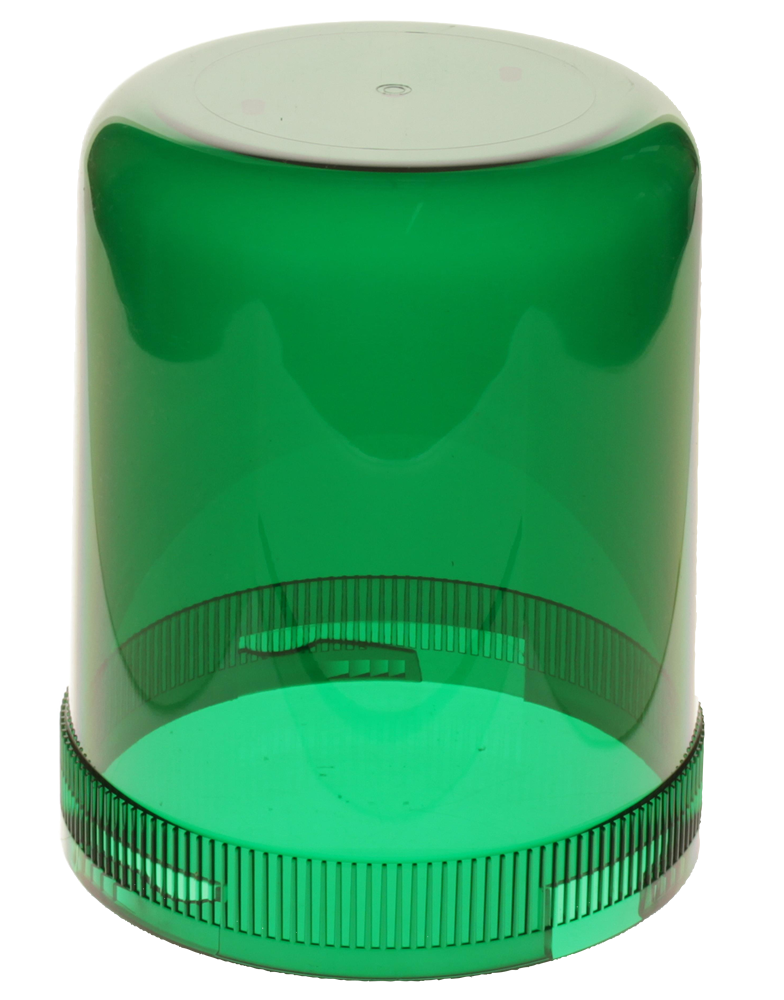 Groene Zwaailampkap voor AEB 590/595 Zwaailamp