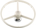 3-Spoke Steering Wheel for Scania R-Series Steamline & NextGen | White with Griffin Logo