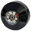 HIDE-AWAY LED Flitslamp - Wit 12-24V