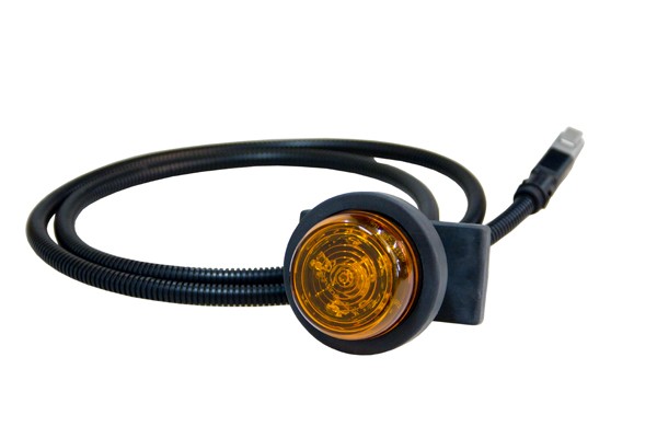 Viking 6 LED Unit Amber with Rubber Arm & 1500mm Cable