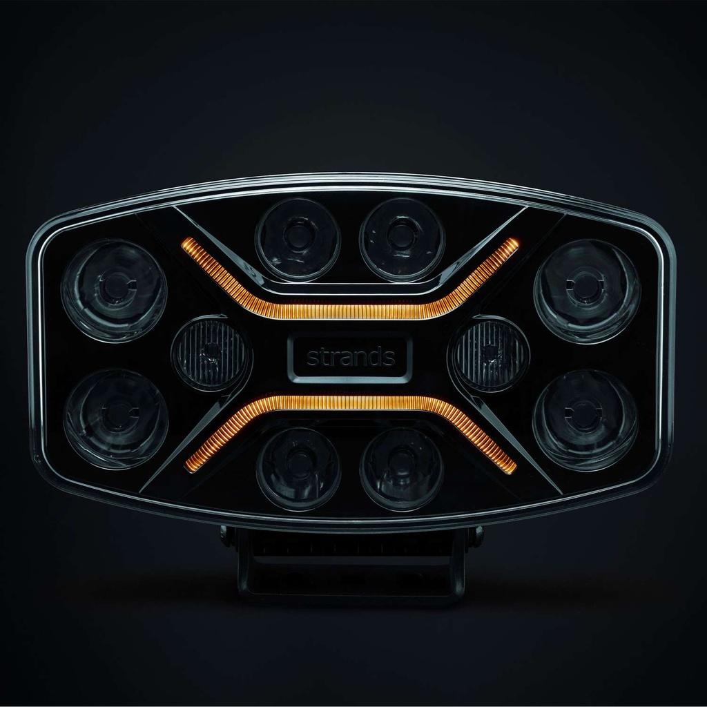 Dark Knight Insane LED Verstraler Ovaal + Flitser