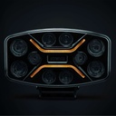 Dark Knight Insane Oval Driving Light + Strobe