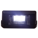 Kentekenplaatlicht 3-LED Zwart