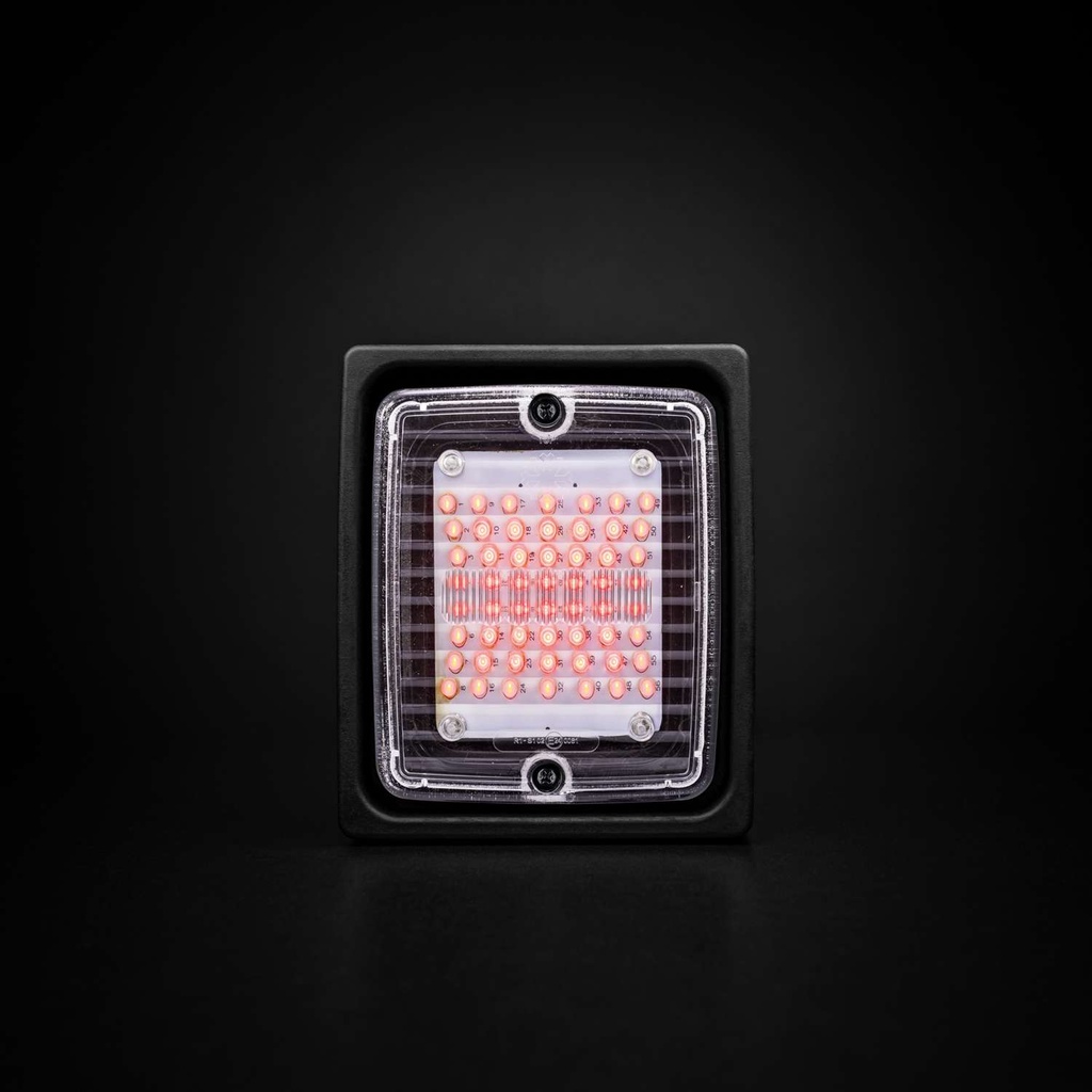IZELED Rem- en Achterlicht met Heldere Lens