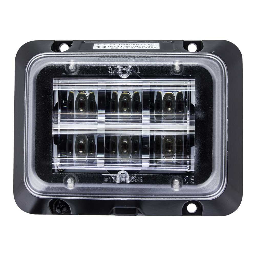 Flitslamp Oranje 6 x 3W LEDs