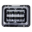 Flitslamp Oranje 6 x 3W LEDs