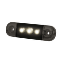 DARK KNIGHT SCHLANKE POSITIONSLEUCHTE 3 LED, 12-24V DC, WEISS