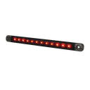 DARK KNIGHT SCHLANKE SCHLUSS-, BREMSLEUCHTE 12 LED, 12-24V DC