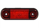 WAS 3-LED Ultradun Positielicht 9-36V - Rood