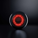 IZELED Dark Knight Rem- en Achterlicht en Dynamische Richtingaanwijzer Rond (Links)