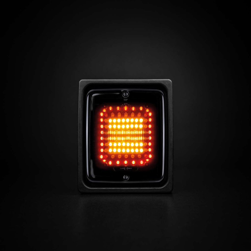 DARK KNIGHT IZE LED SCHLUß-, BREMS-, BLINKLEUCHTE, 24V DC