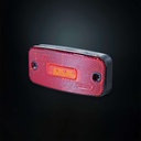 LED Markeerlicht Rood 12-24V + 5m Kabel