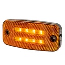 LED Zijmarkeringslicht/Richtingaanwijzer met Dubbele Oranje Lijn