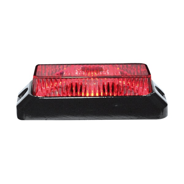 3-LED "HP FLASH" Strobe/Warning Light Red 12-24V