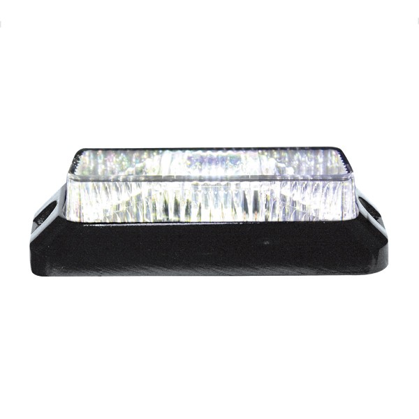 3-LED "HP FLASH" Strobe/Warning Light White 12-24V