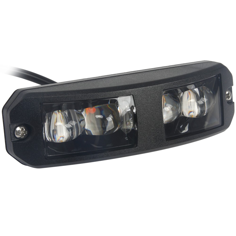 180° LED Flitslamp 12-24V - Oranje