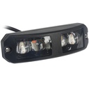 180° LED Flitslamp 12-24V - Oranje