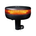 Cruise Light LED Zwaailamp met Oranje Lens | Stangmontage | Ø140mm