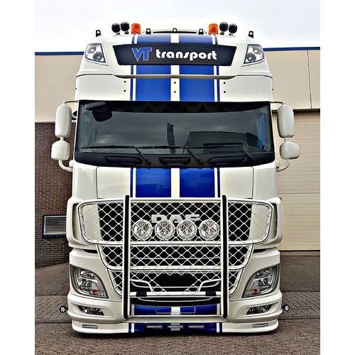 Bumper Spoiler for DAF XF106 | Type 1 | 5 Lightholes
