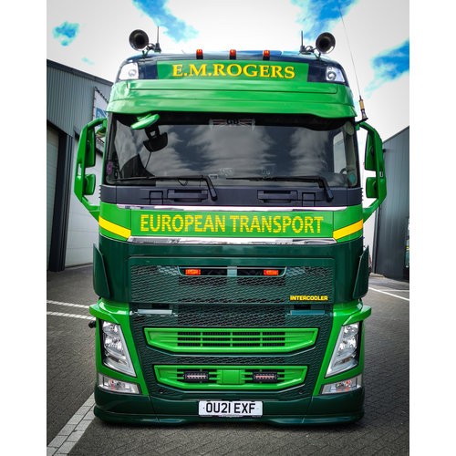 Bumperspoiler voor Volvo FH4/4B | Type 2 | 9cm Dieper
